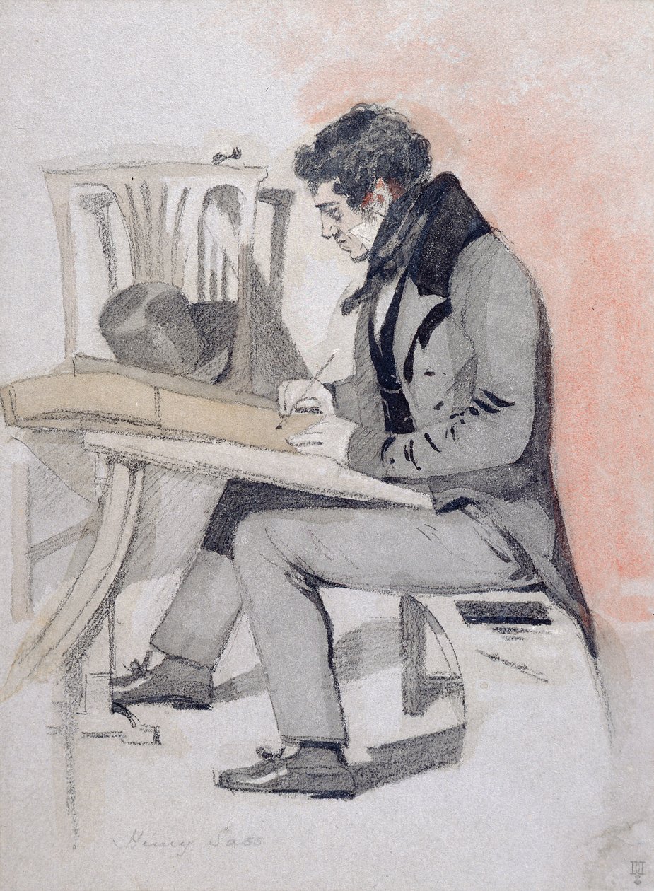 Henry Sass, c.1830 da Daniel Maclise