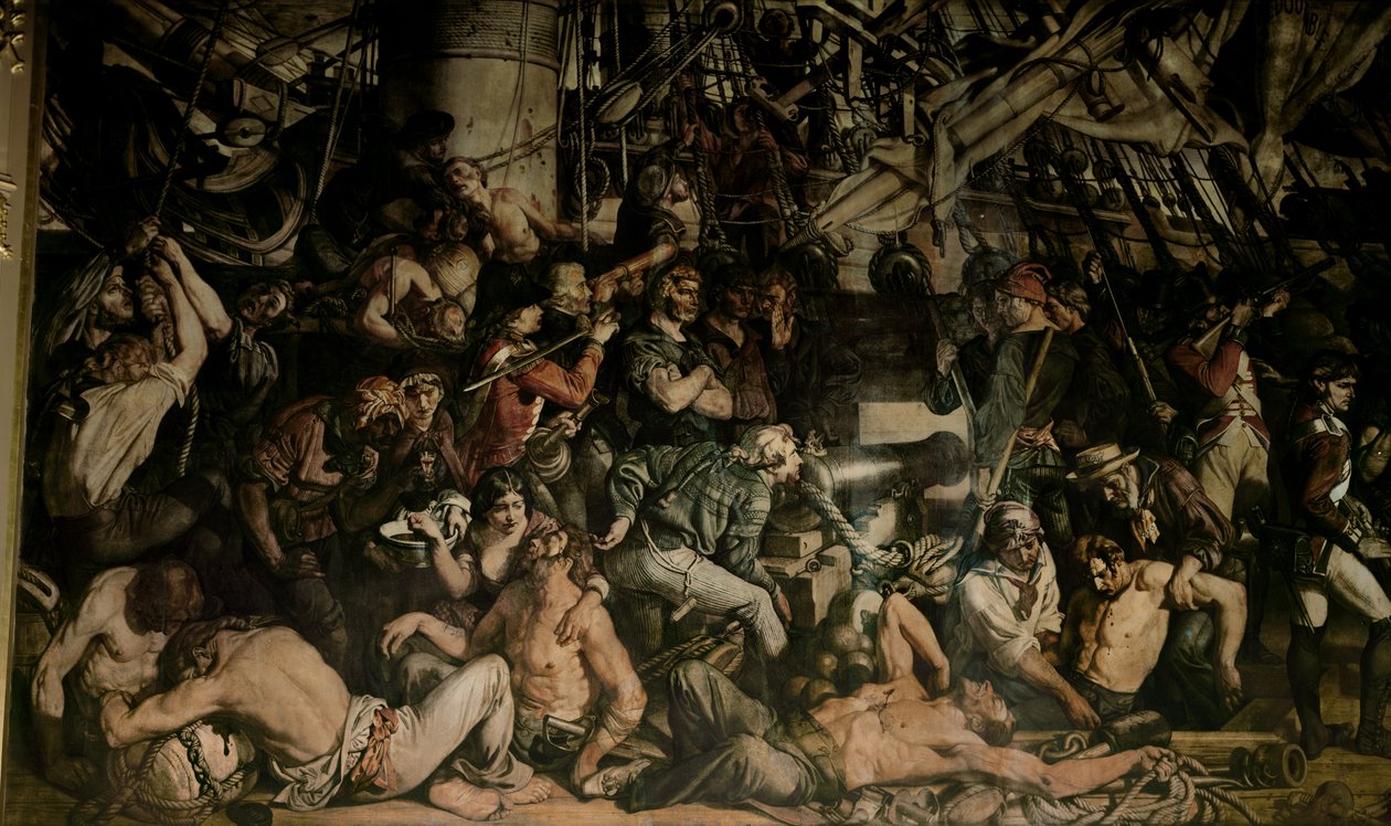 La morte di Nelson (dettaglio) da Daniel Maclise