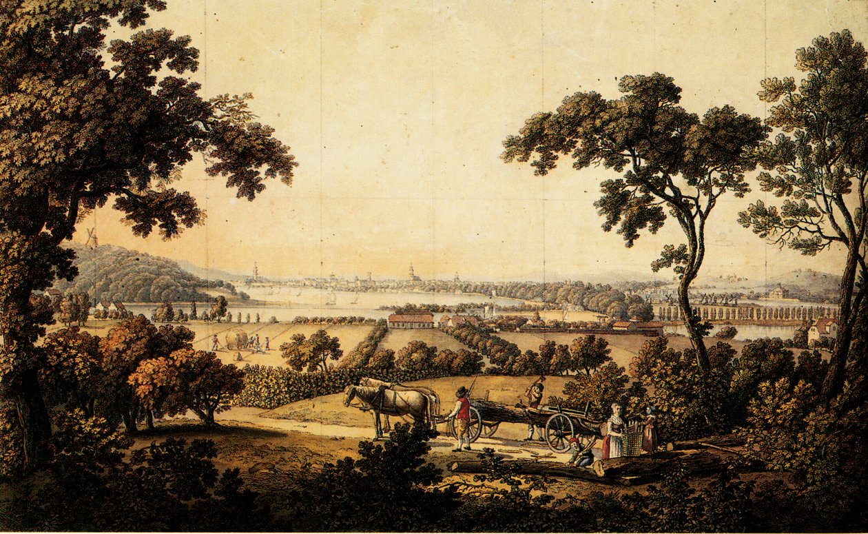 Vista da Klein Glienicke a Potsdam da Daniel Berger