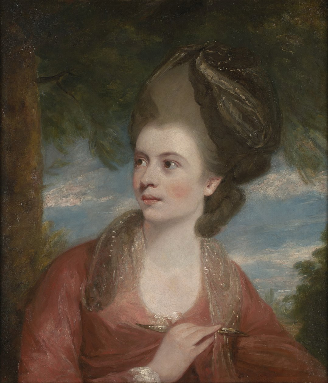 Ritratto di Angelica Kauffmann, RA (1741-1807), pittrice da Daniel Gardner