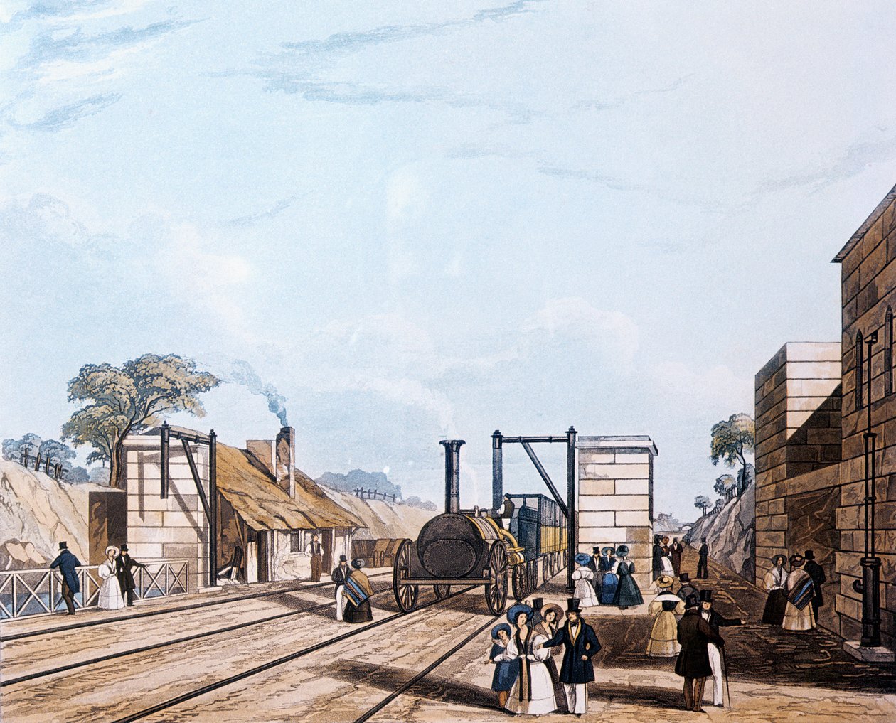 Ferrovia Liverpool e Manchester: Rifornimento d