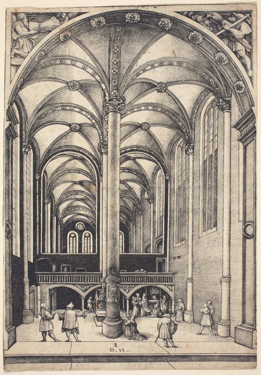 Interno della Chiesa di Santa Maria Maddalena con la Parabola dell