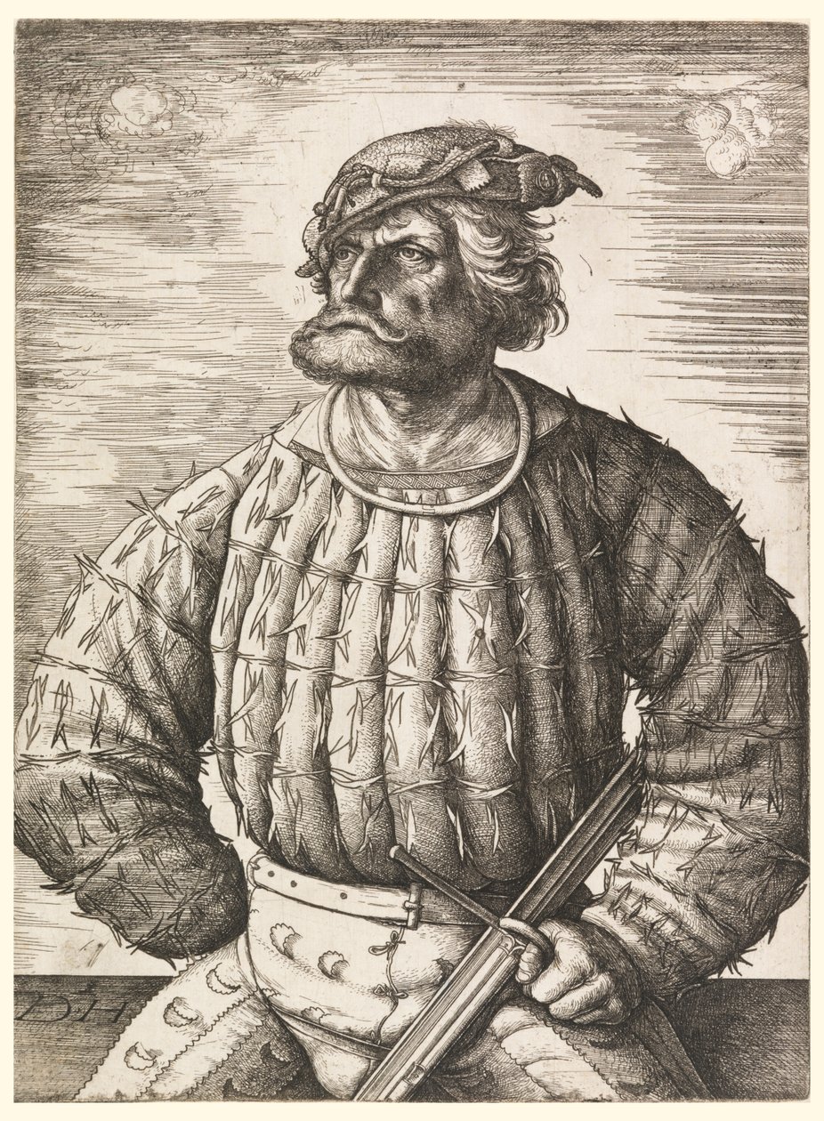 Ritratto di Conrad von der Rosen da Daniel Hopfer