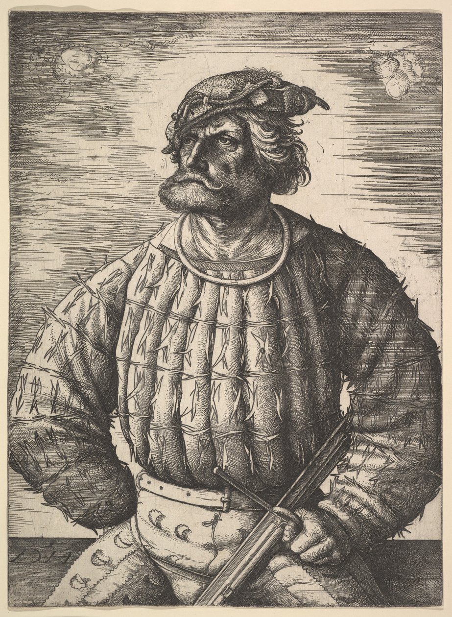 Ritratto di Kunz von der Rosen da Daniel Hopfer
