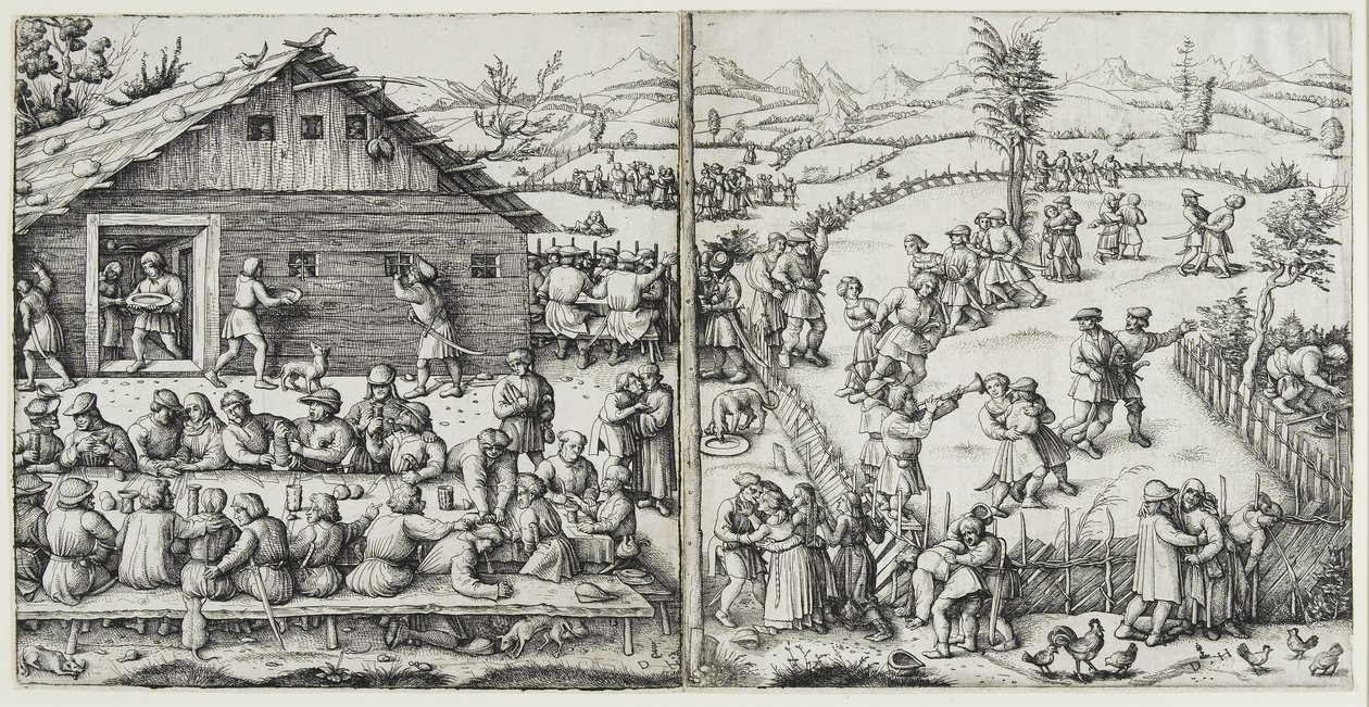 Il festival, dopo il 1520 da Daniel Hopfer