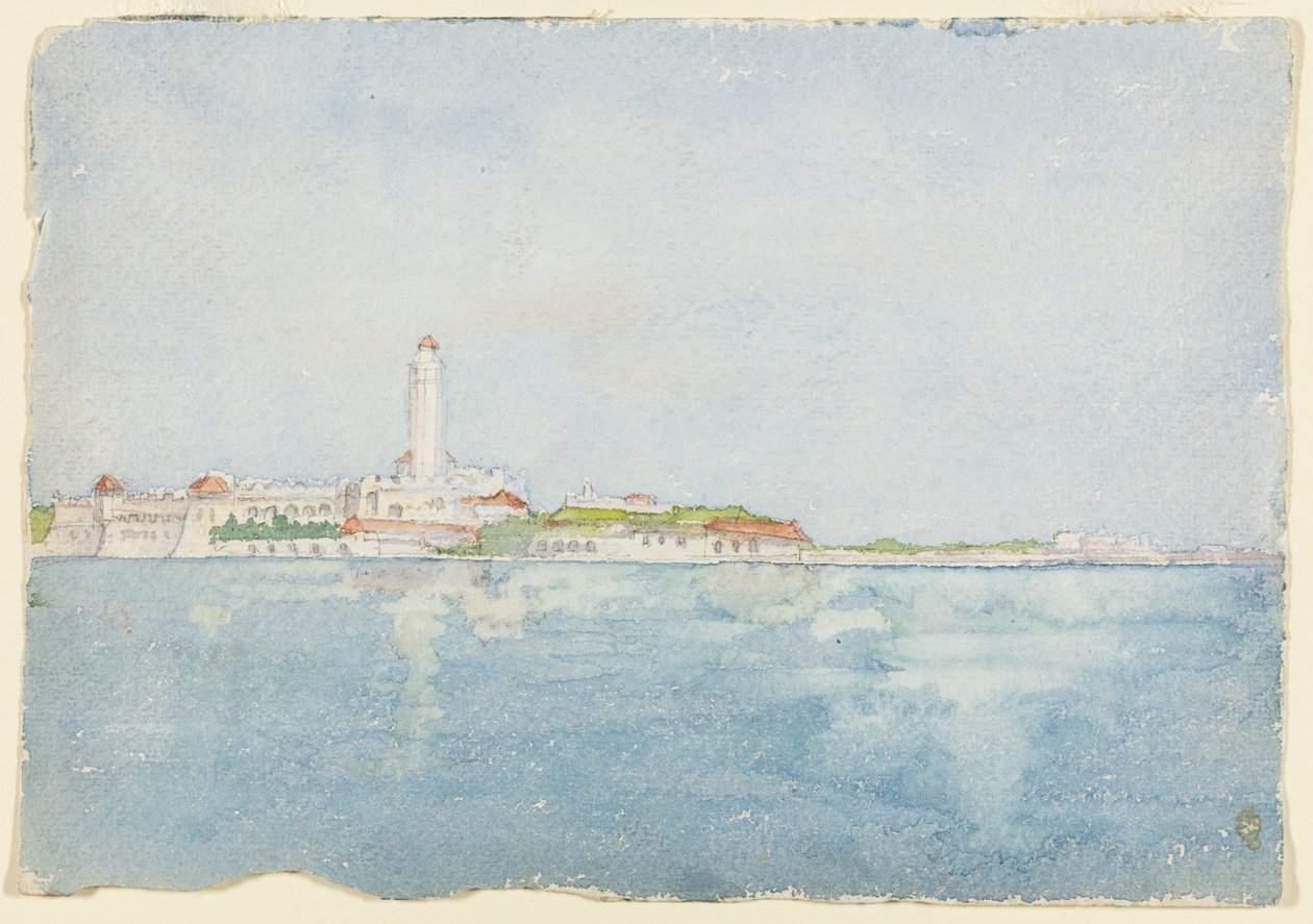 Schizzo Preso ad Algeri, Nord Africa, Schizzo di Viaggio da Daniel Hudson Burnham