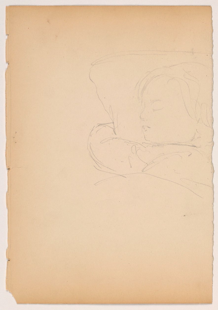Bambino che dorme da Daniel Huntington