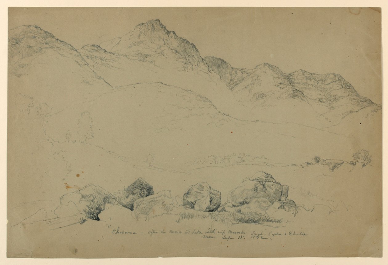 Chocorua, dopo il picnic al lago da Daniel Huntington