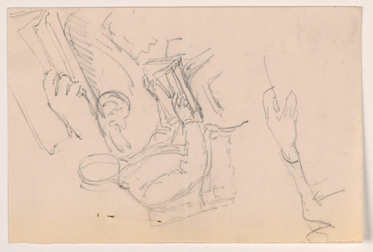 Disegno, Robert L. Stuart, seduto, primo ritratto, per l
