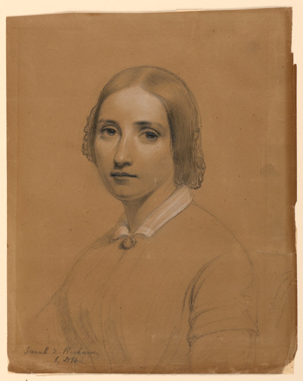 Disegno, Sarah E. Richards, sorella, 1841 da Daniel Huntington