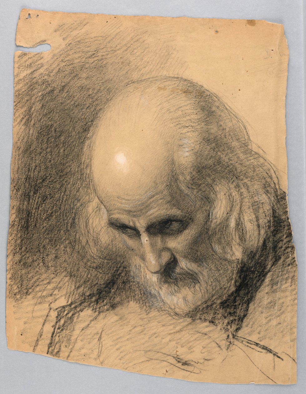 Disegno, studio per "Una lezione di carità", 1863 da Daniel Huntington