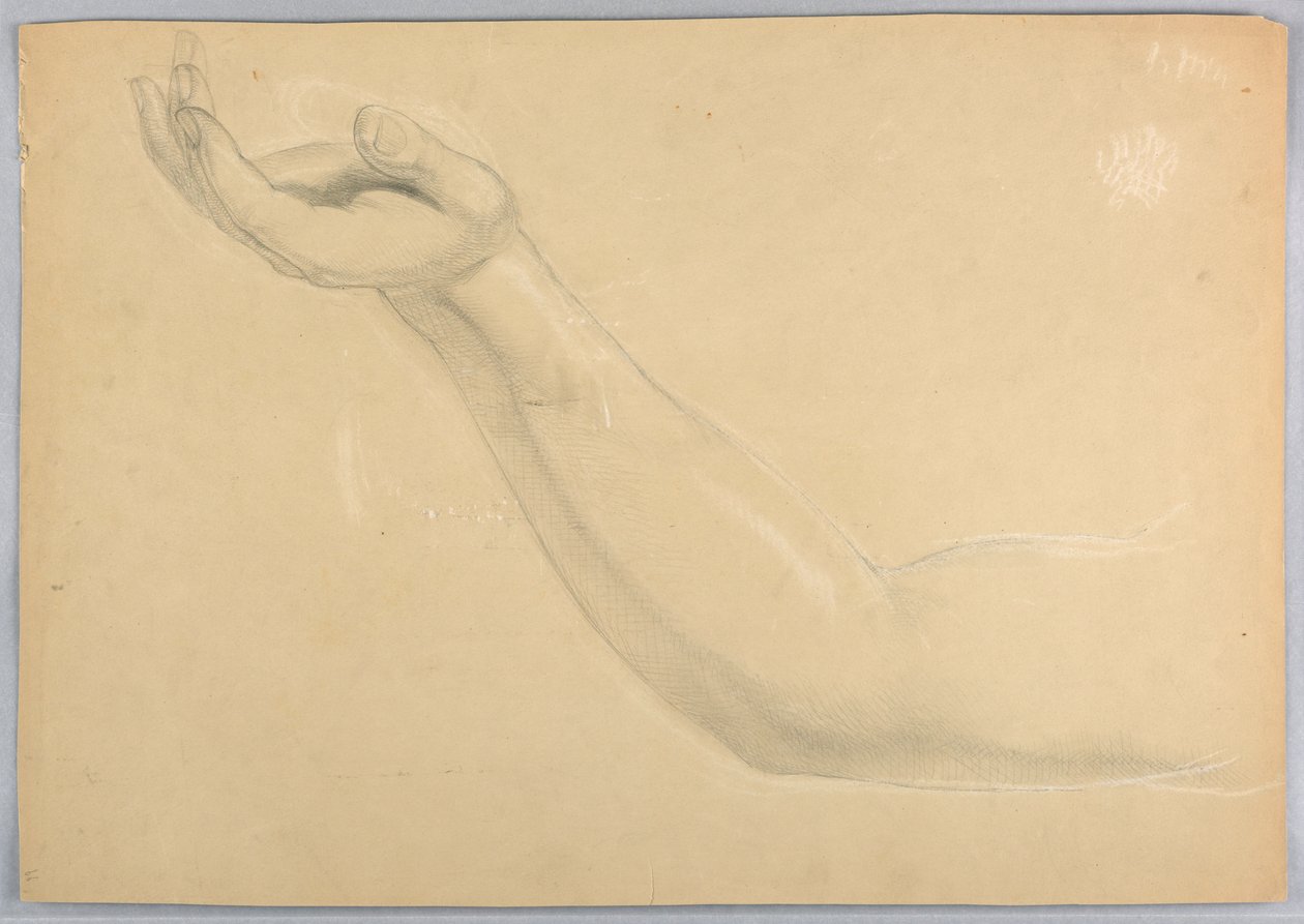 Disegno, studio per il duplicato di "C", 1850 da Daniel Huntington