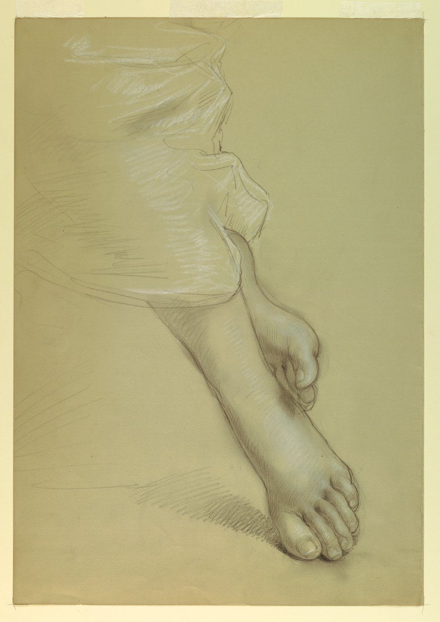 Disegno, studio per "Giustizia e Pe", 1878 da Daniel Huntington