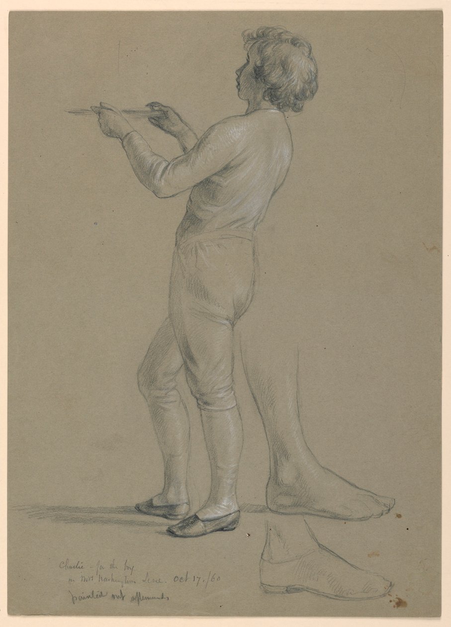 Disegno, studio per il "Ricevimento di Martha Washington", 1860 da Daniel Huntington