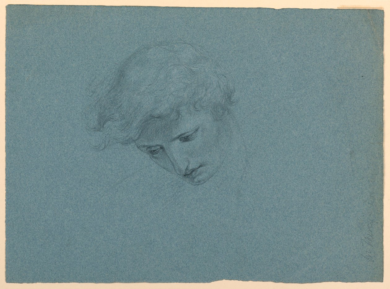 Disegno, studio per "Il sogno di Mercy", 1857 da Daniel Huntington