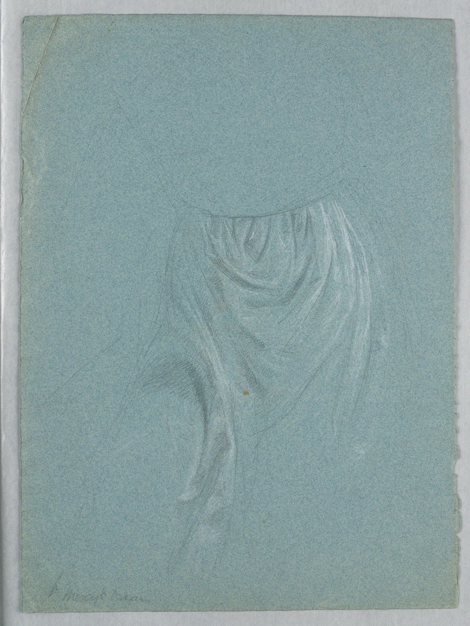 Disegno, studio per "Il sogno di Mercy", 1857 da Daniel Huntington