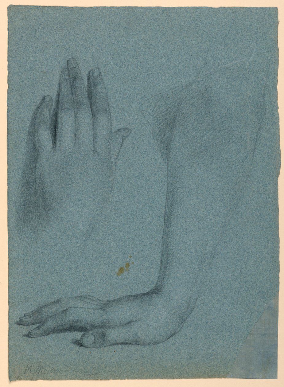 Disegno, studio per "Il sogno di Mercy", 1857 da Daniel Huntington