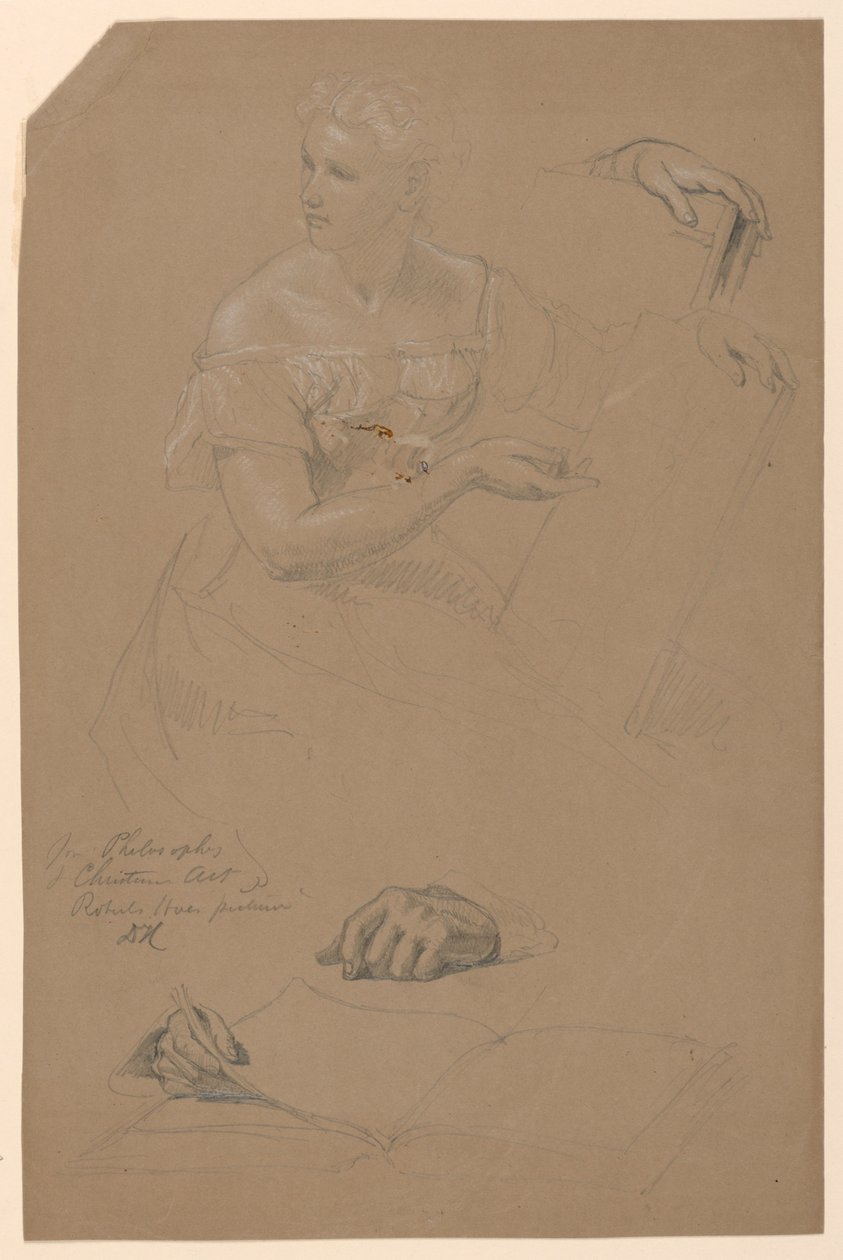 Disegno, studio per la "Filosofia dell