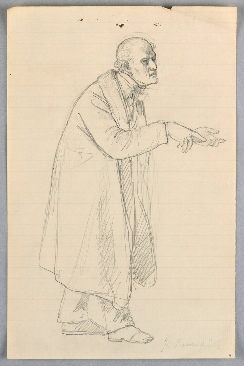 Disegno, studio per "Gruppo scientifico", 1858 da Daniel Huntington