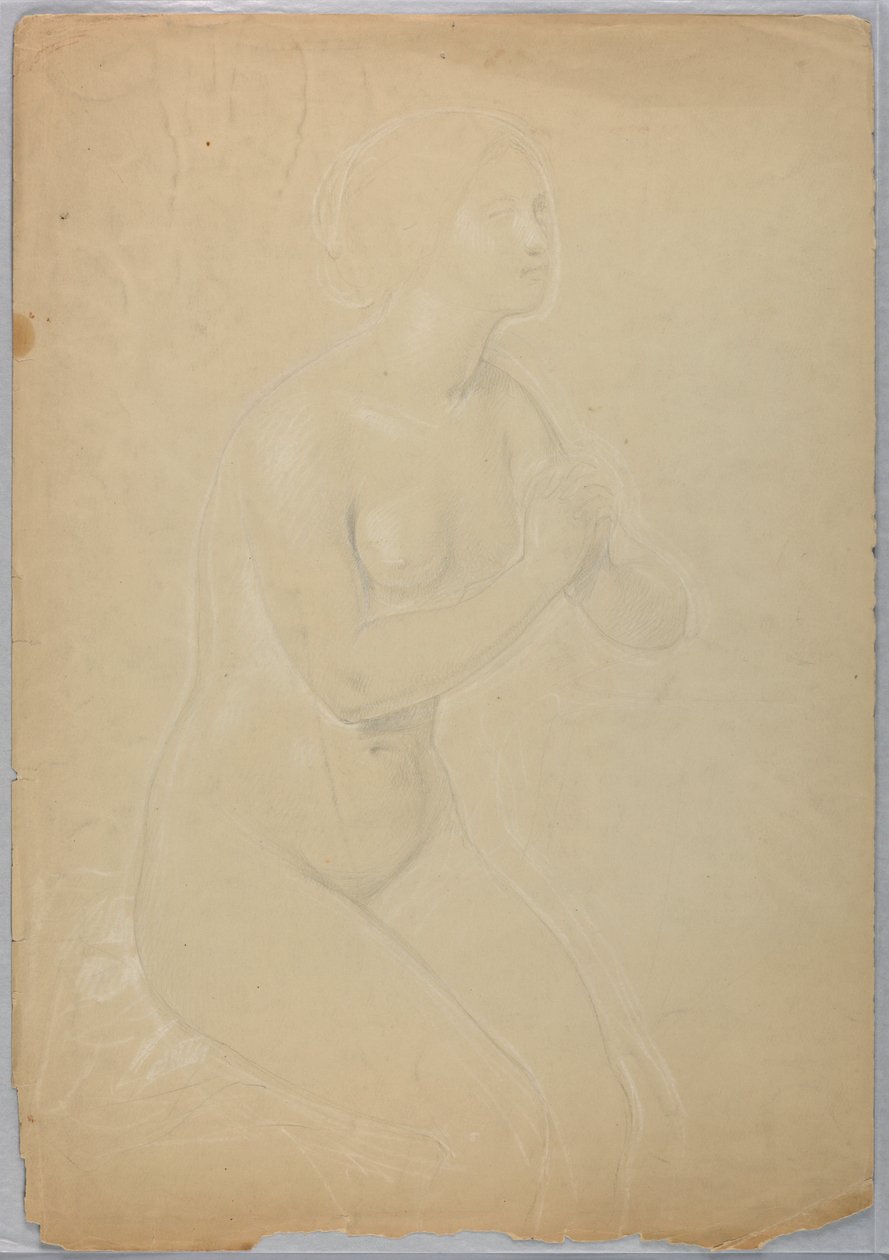 Nudo Femminile, Studio per "Una Maddalena" da Daniel Huntington