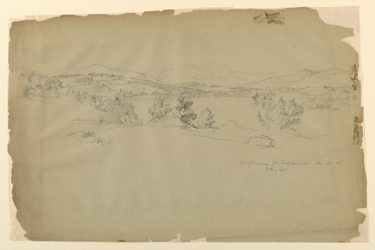 Lago Winnipesaukee da Wolfeboro Neck, guardando a ovest da Daniel Huntington