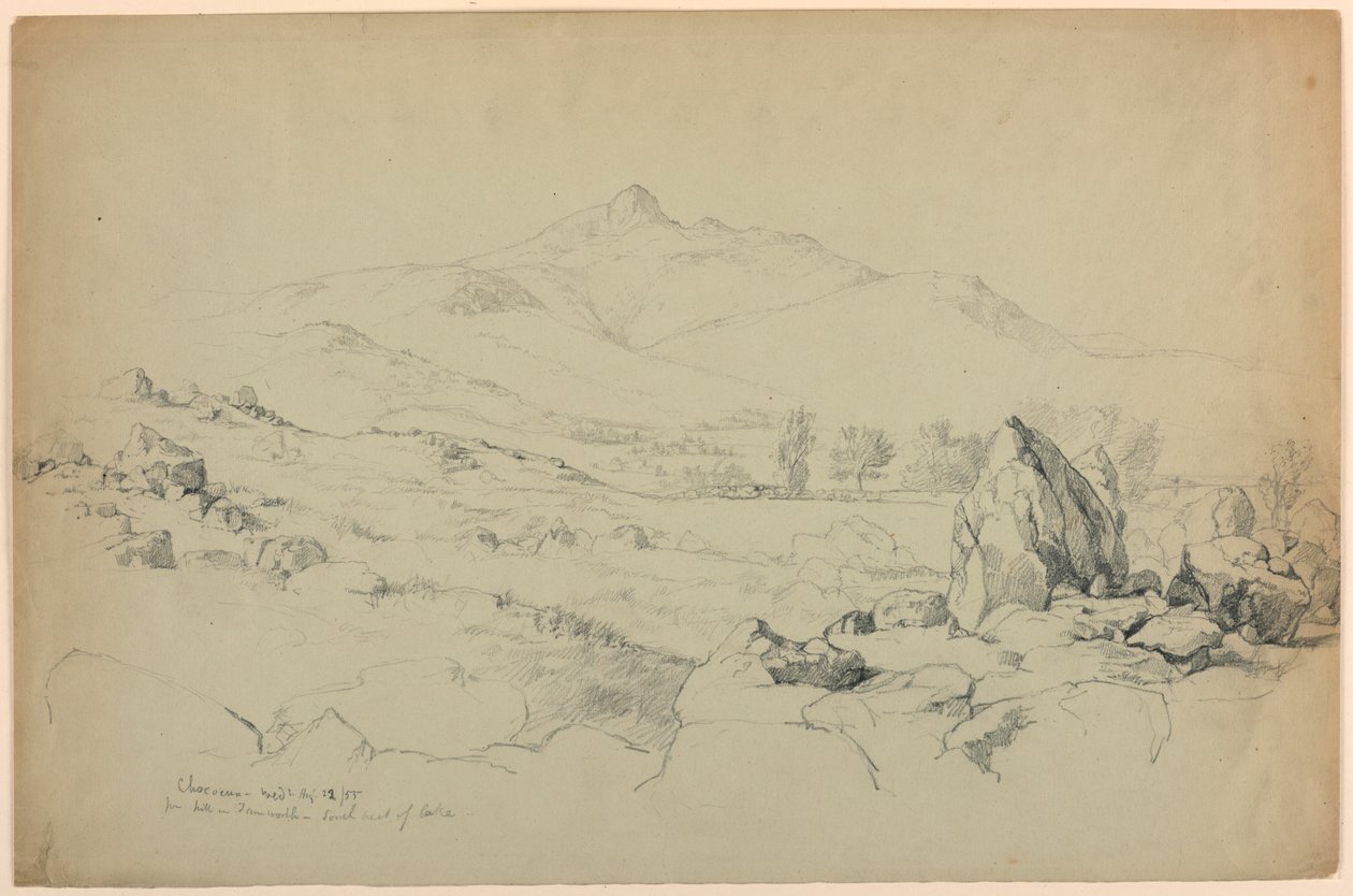 Monte Chocorua dalla collina vicino a Tamworth, sud-ovest del lago da Daniel Huntington