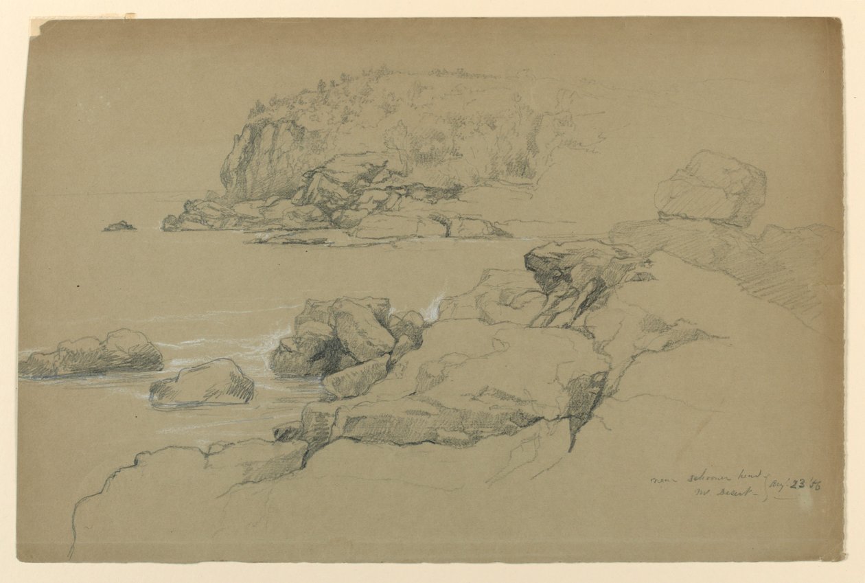 Monte Desert, vicino a Schooner Head da Daniel Huntington