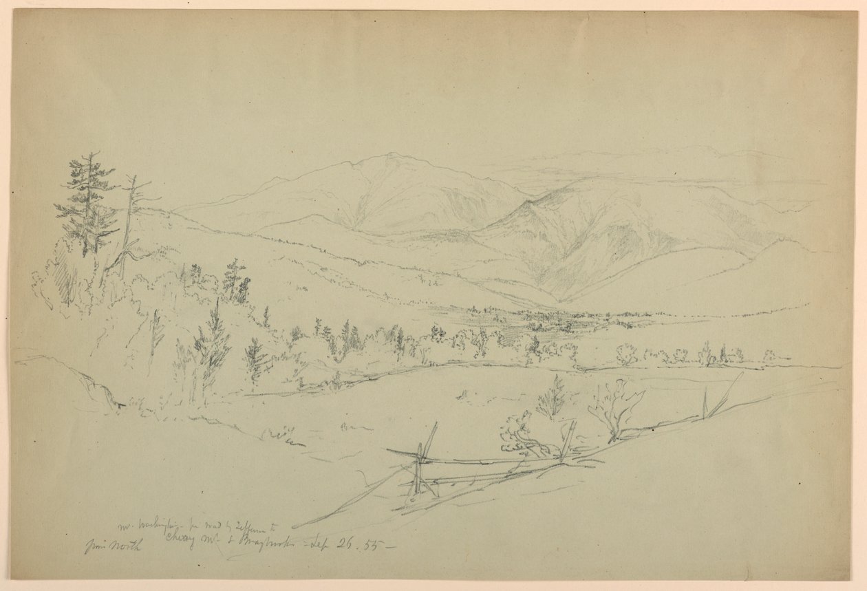 Monte Washington dalla strada di Jefferson, New Hampshire da Daniel Huntington
