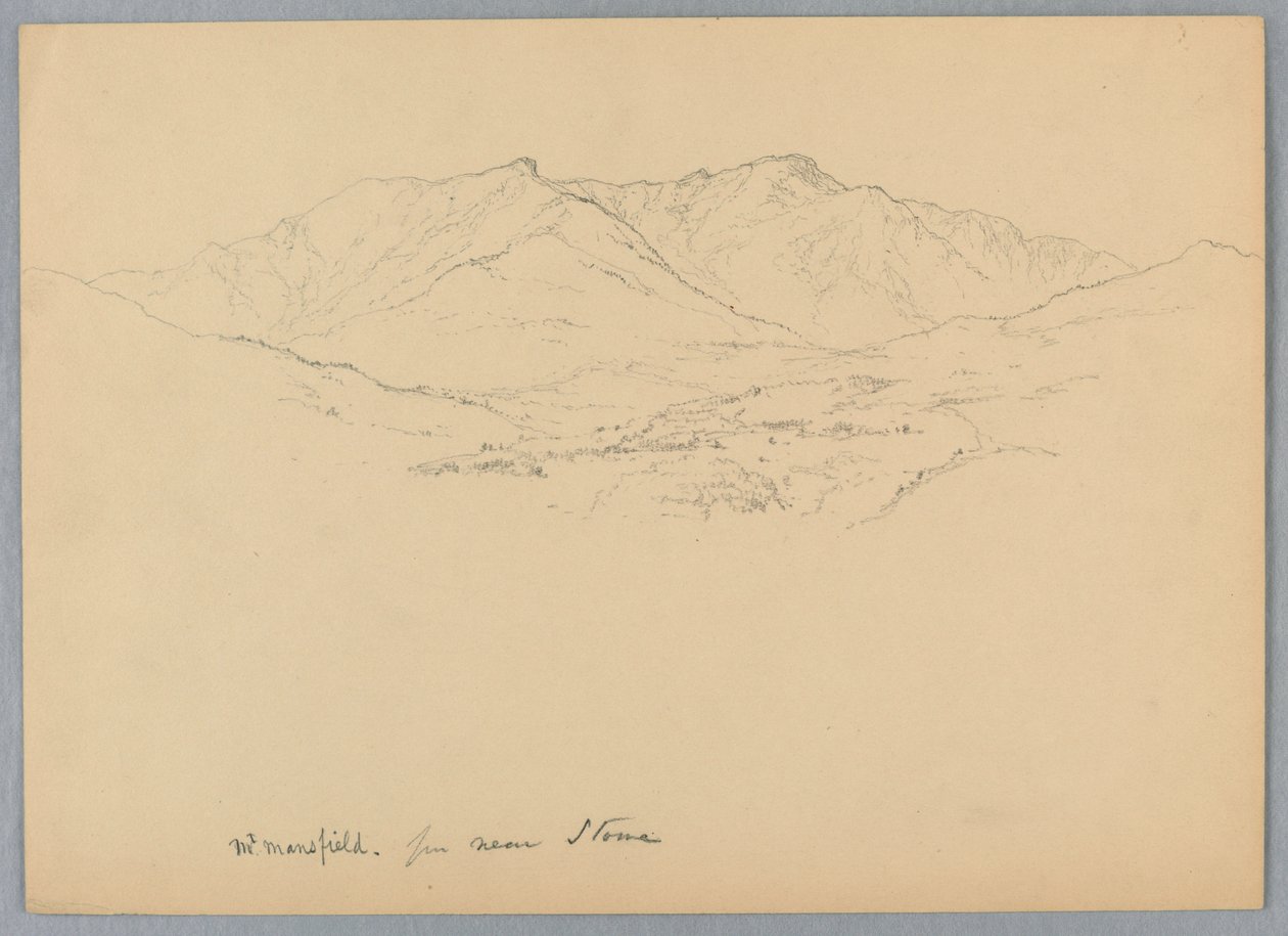 Monte Mansfield vicino a Stowe, Vermont da Daniel Huntington