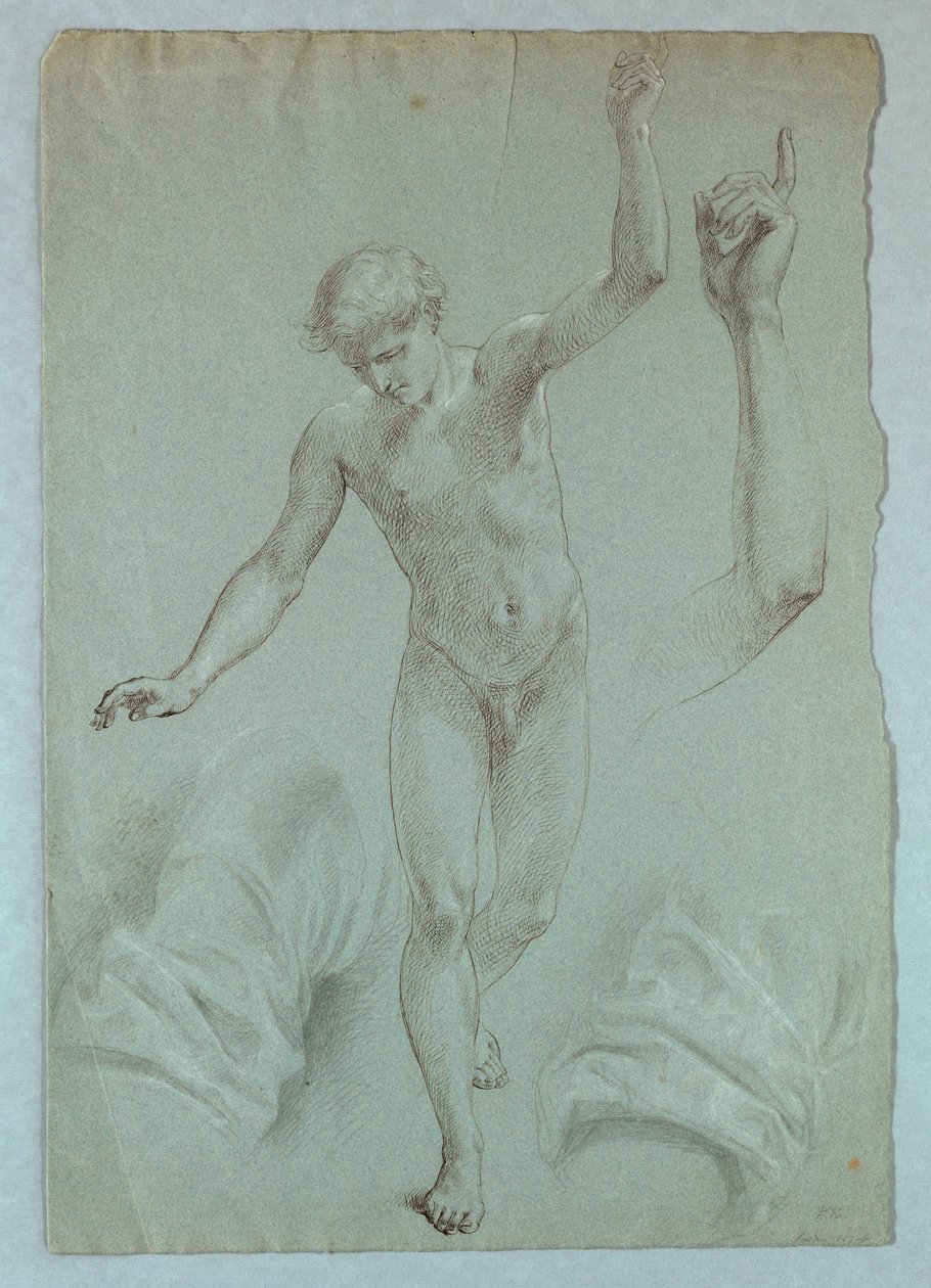Angelo nudo, braccio dell