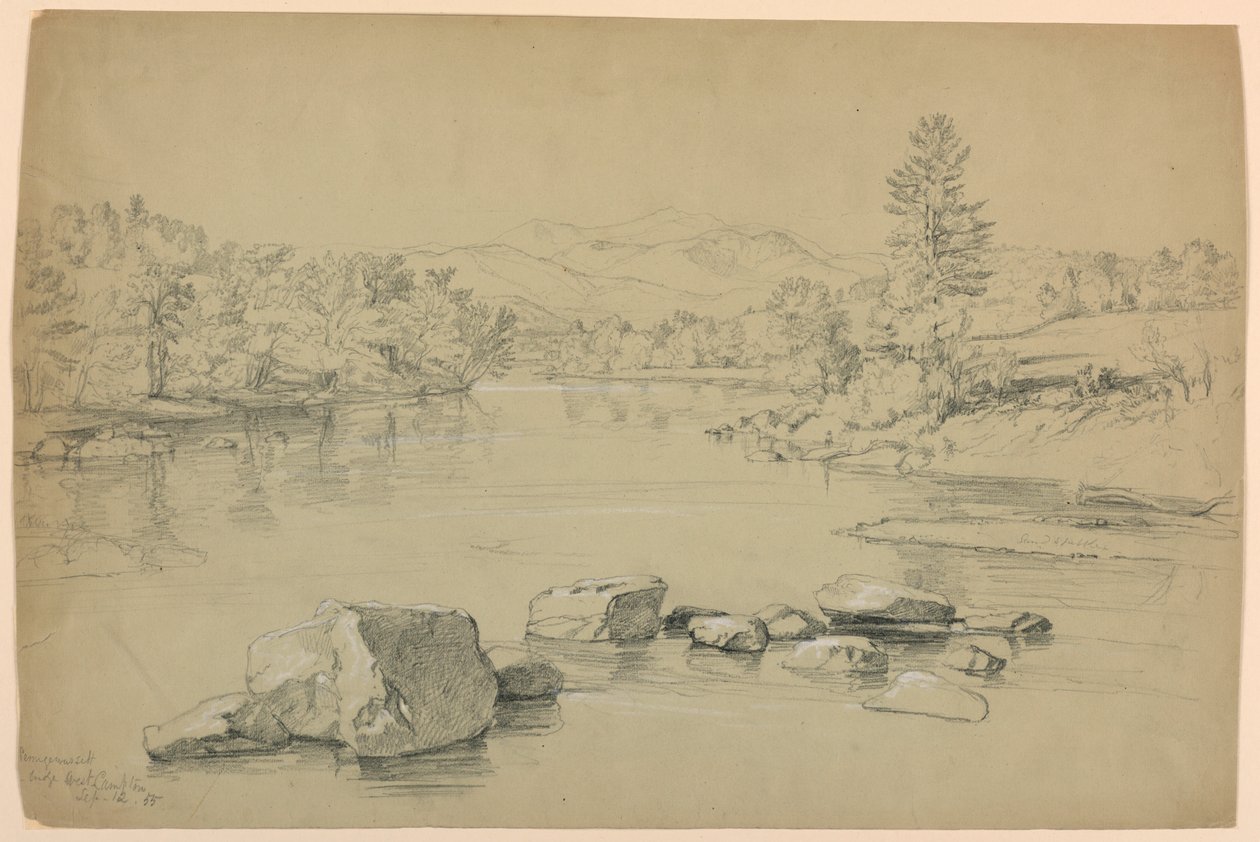 Ponte Pemigewassett, West Campton, New Hampshire da Daniel Huntington