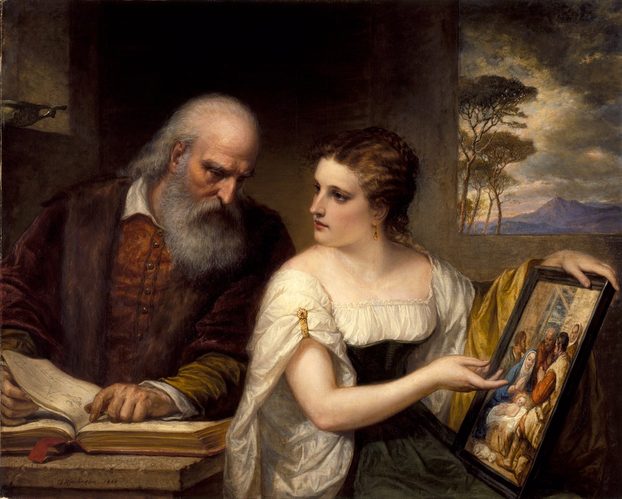 Filosofia e arte cristiana da Daniel Huntington