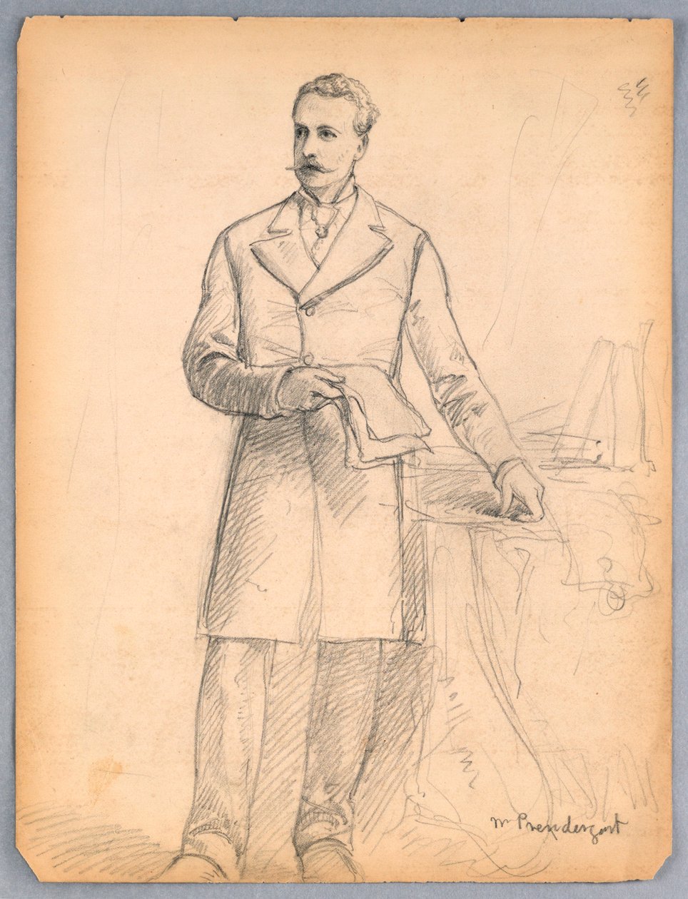 Studio per il ritratto di James Prendergast da Daniel Huntington