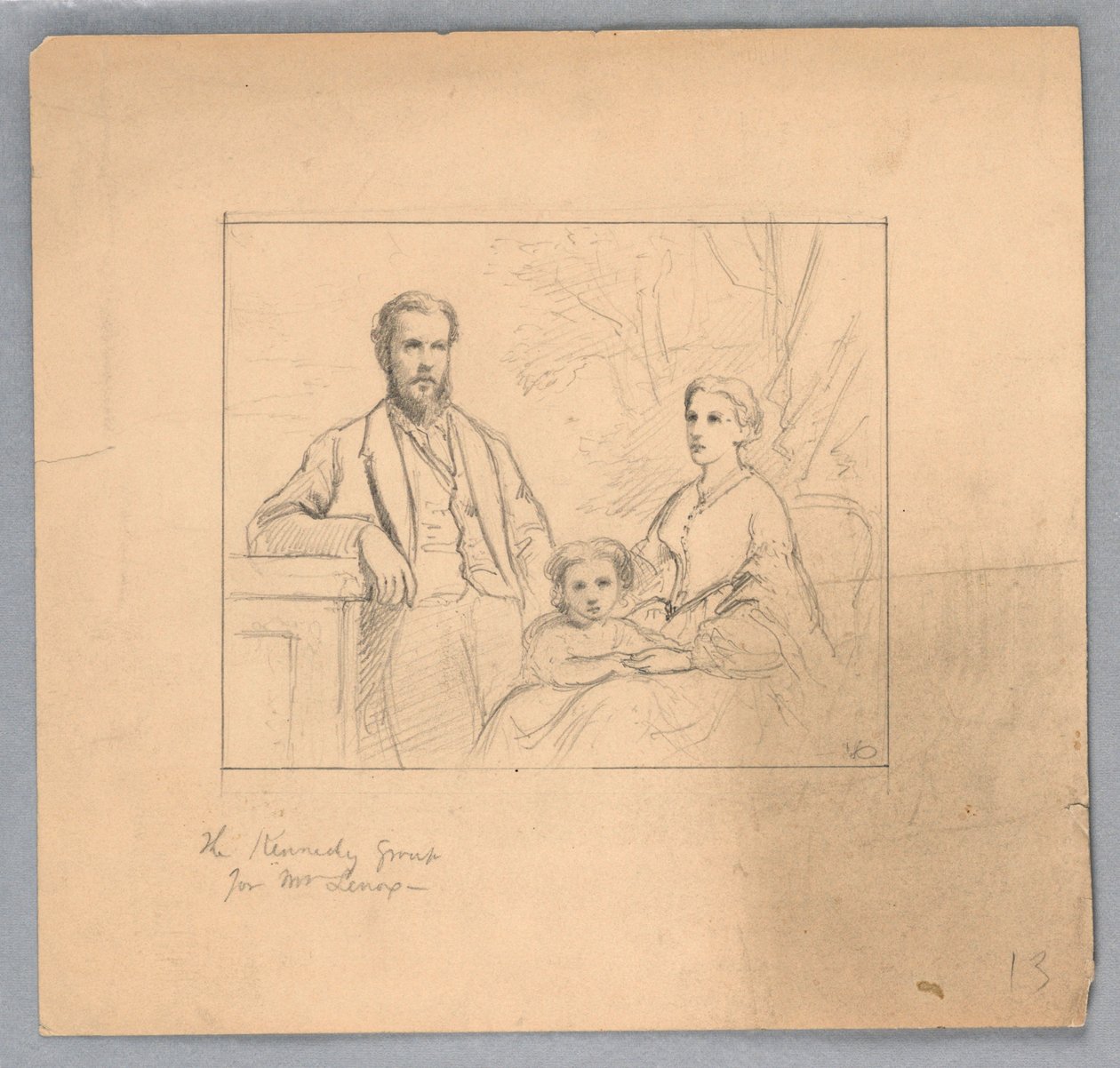 Studio per "Tiziano che Mostra" da Daniel Huntington