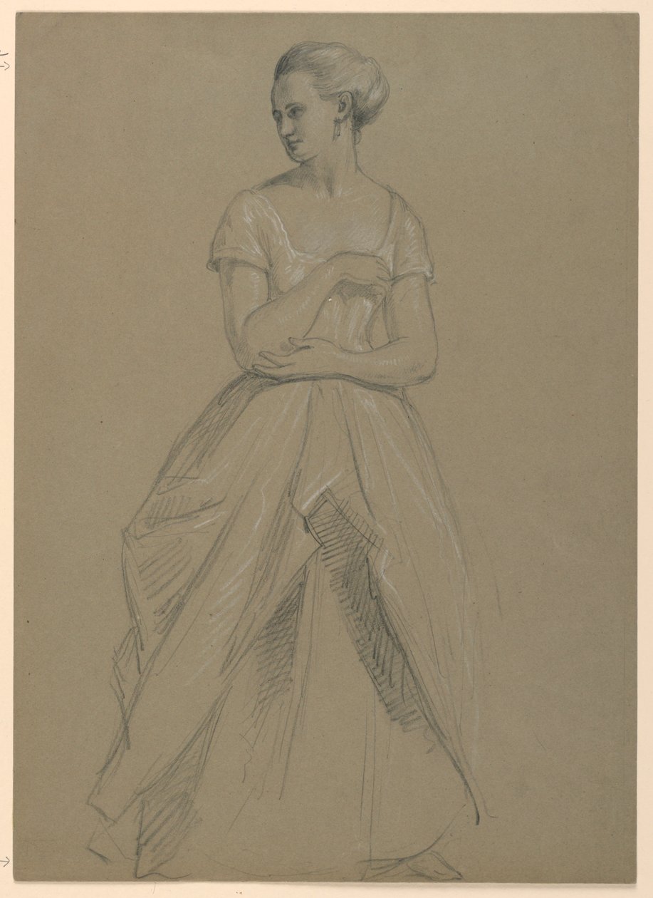 Studio di Mrs. Bingham per "La Corte Repubblicana" (Giornata di Ricevimento di Lady Washington) da Daniel Huntington