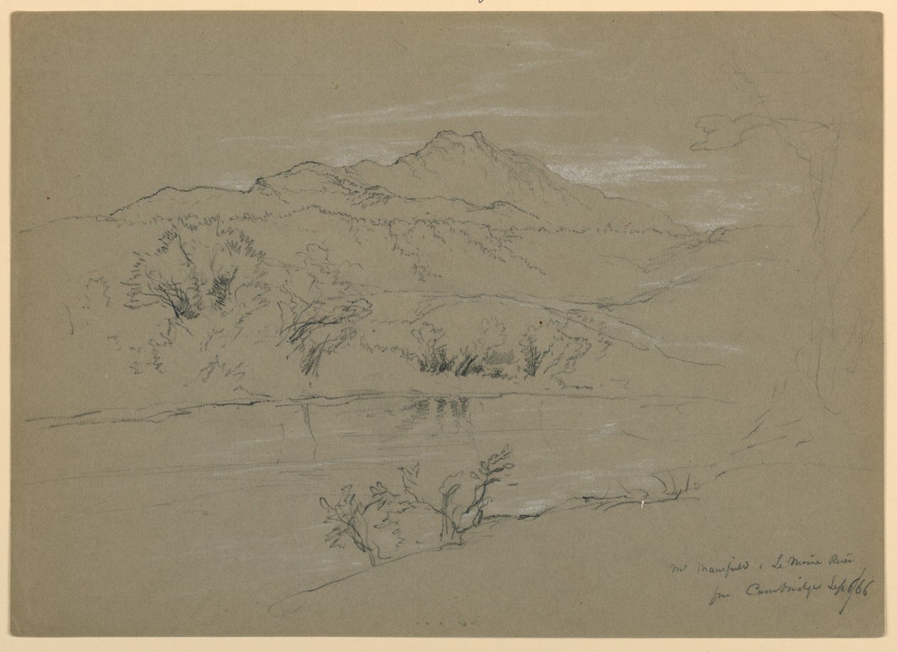 Veduta del Monte Mansfield da Cambridge, Vermont da Daniel Huntington