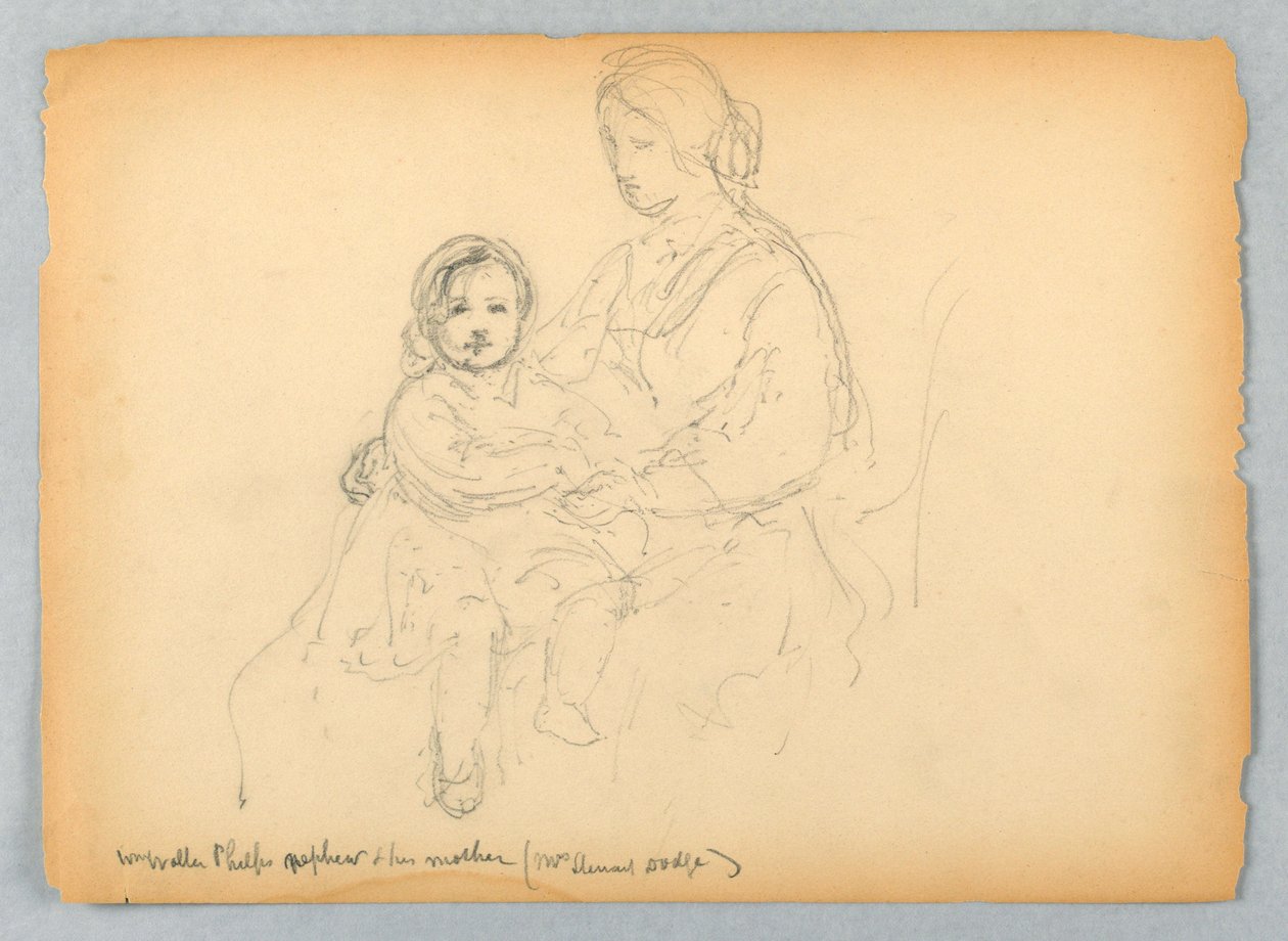 Il Nipote di William Walter Phelps e Sua Madre, Mrs. Steuart Dodge da Daniel Huntington