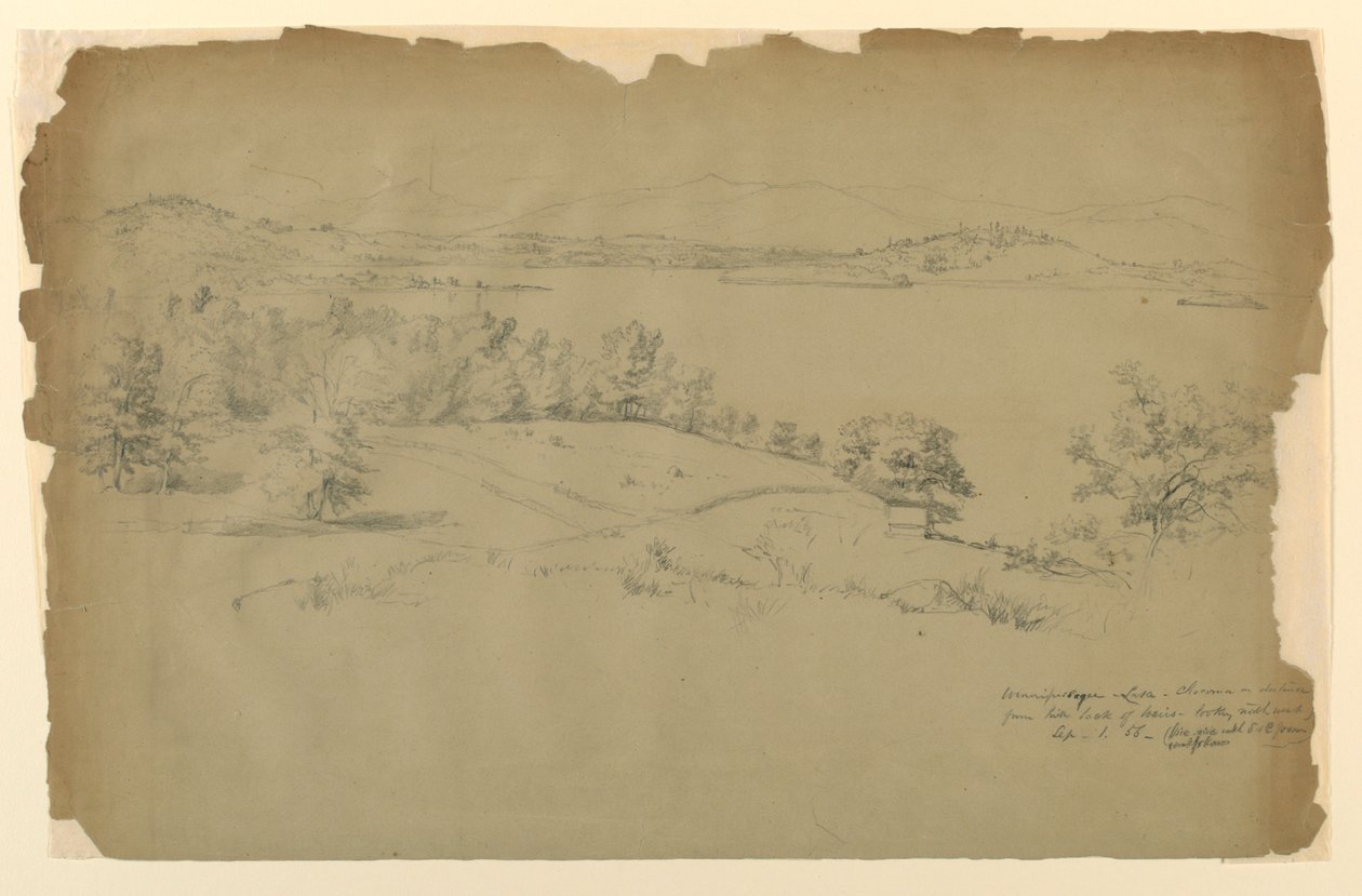 Lago Winnipesaukee, Chocorua in lontananza da Daniel Huntington