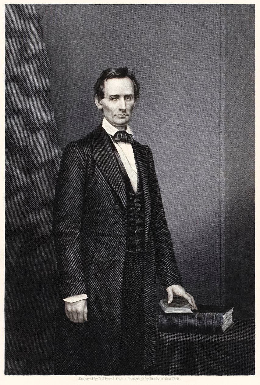 Abraham Lincoln: 16° Presidente degli Stati Uniti (incisione) da Daniel John. Pound