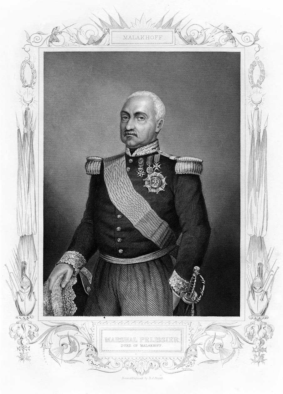 Aimable Jean Jacques Pelissier, duca di Malakoff, maresciallo di Francia da Daniel John Pound