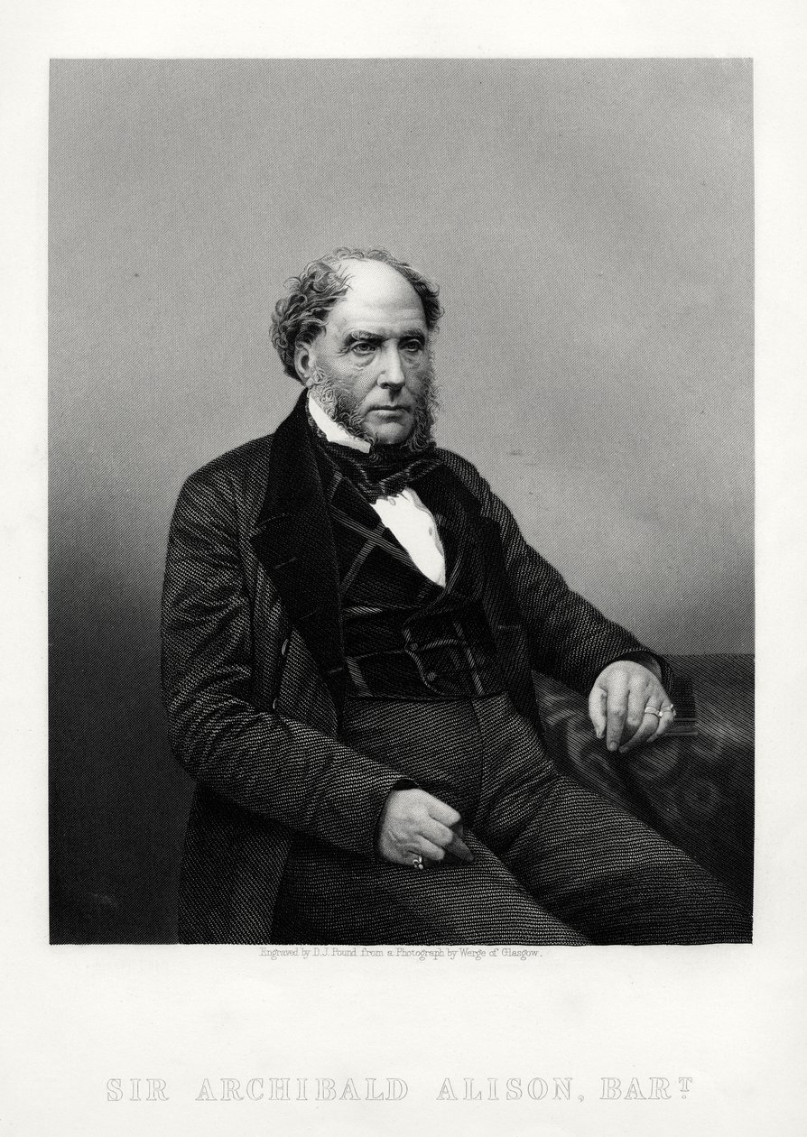 Archibald Alison, scrittore didattico e filosofico scozzese, c1880 da Daniel John Pound
