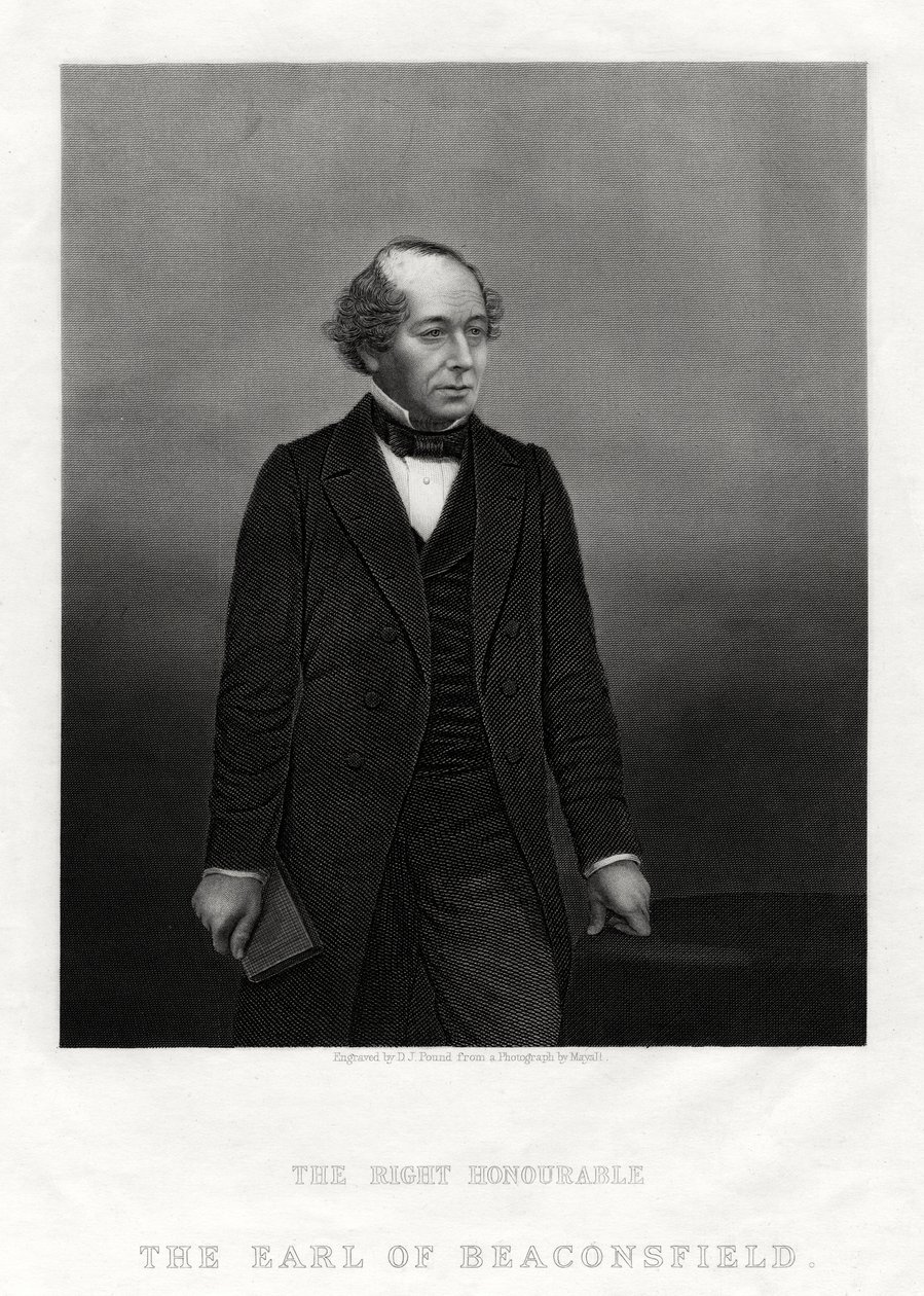 Benjamin Disraeli, Conte di Beaconsfield, Primo Ministro, 1880 da Daniel John Pound