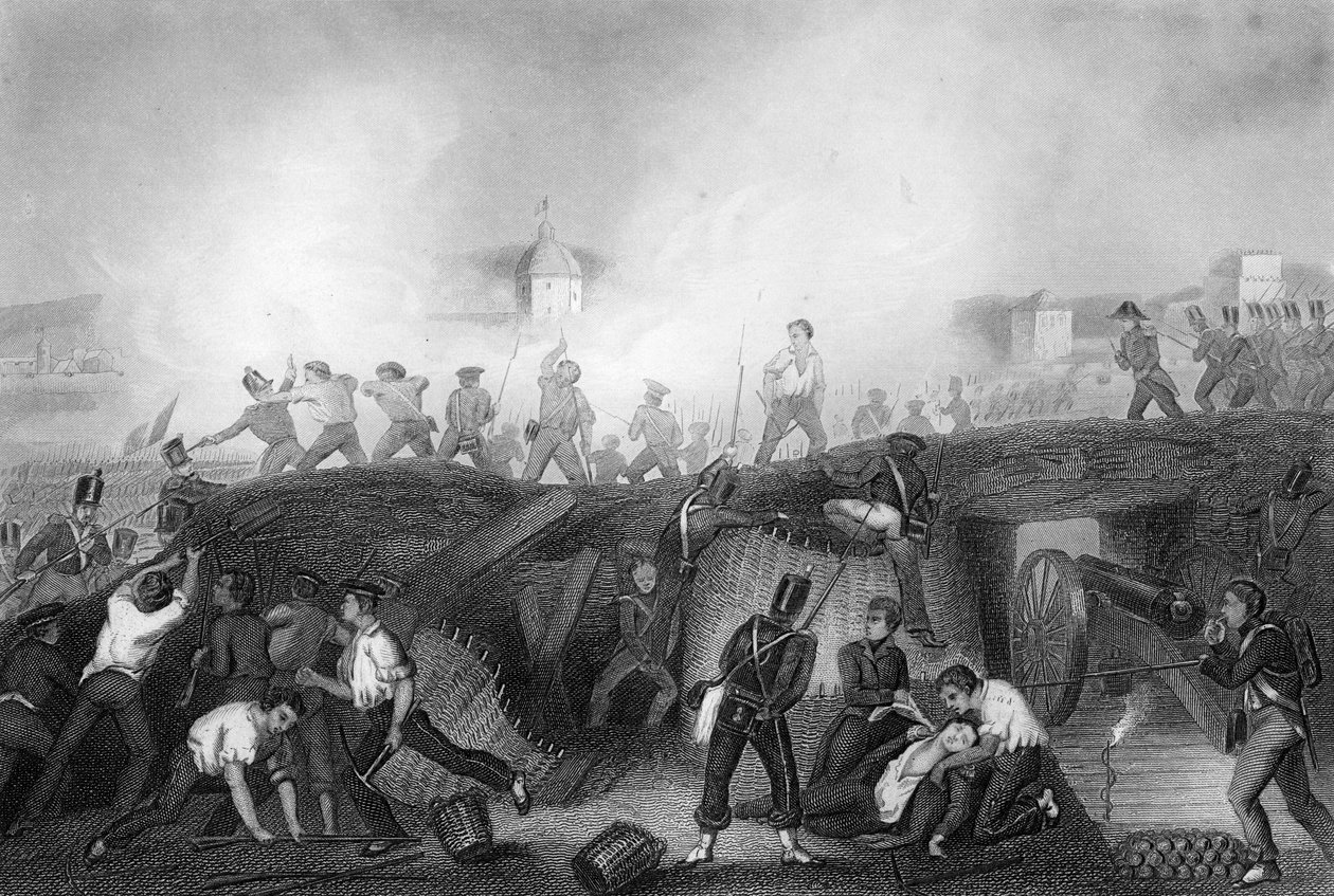 Cattura di Ciudad Rodrigo, Spagna, Guerra Peninsulare, 1812 da Daniel John Pound