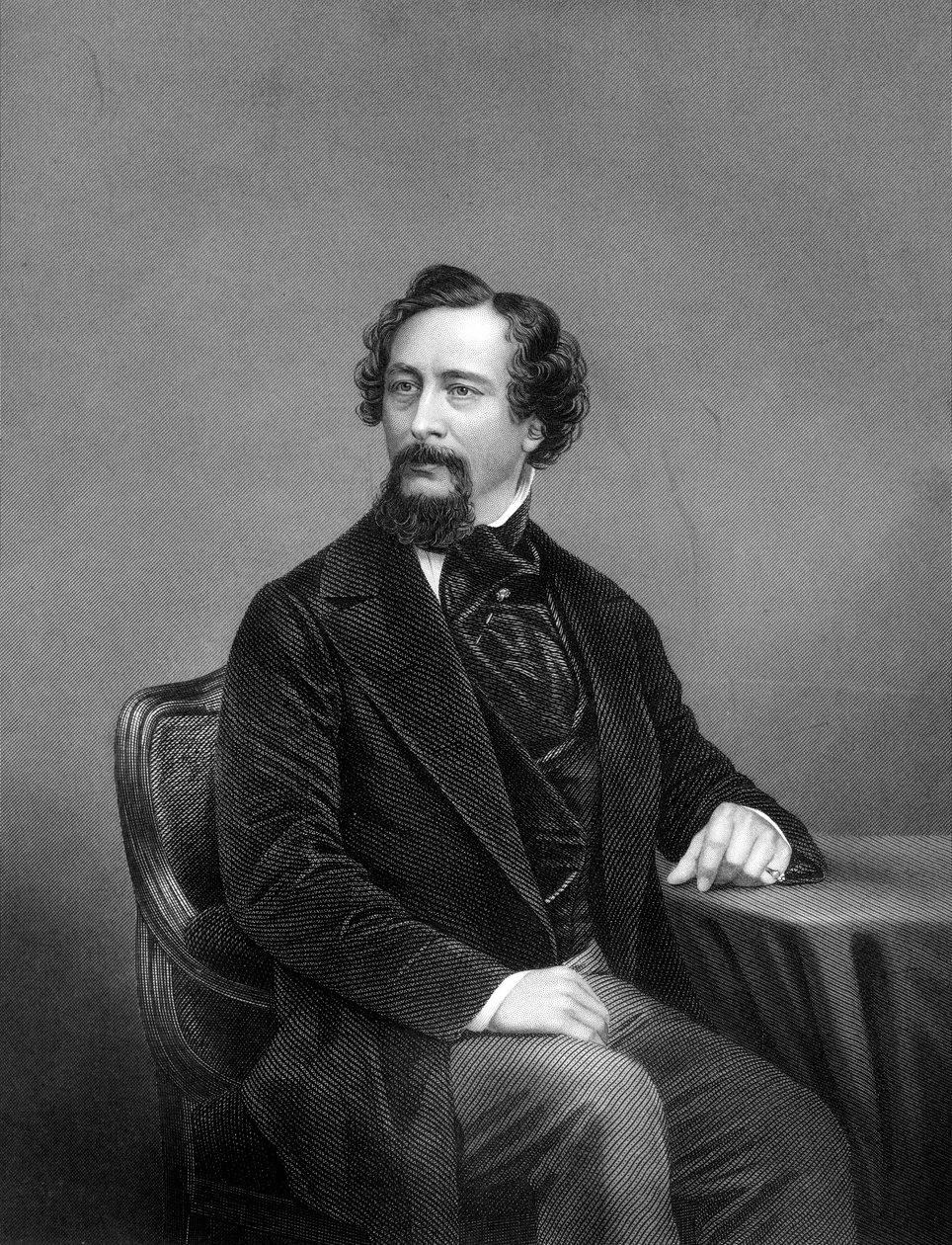 Charles Dickens, romanziere inglese, XIX secolo da Daniel John Pound