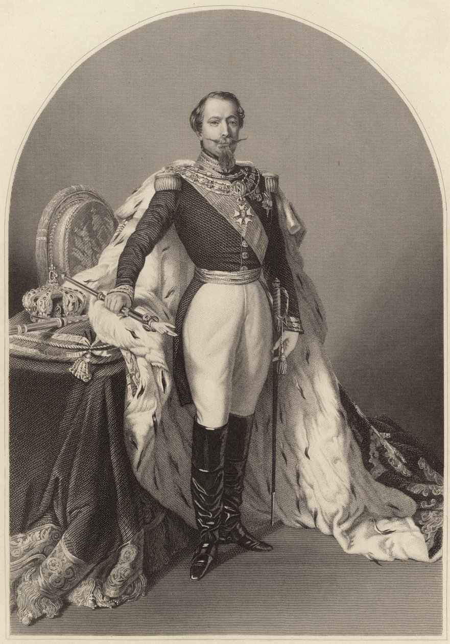 Luigi Napoleone Bonaparte (incisione) da Daniel John. Pound