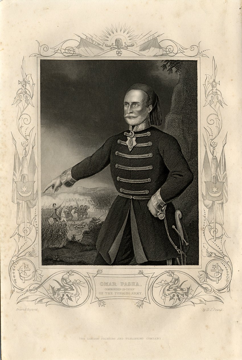 Ritratto di Omar Pasha, 1856 da Daniel John Pound