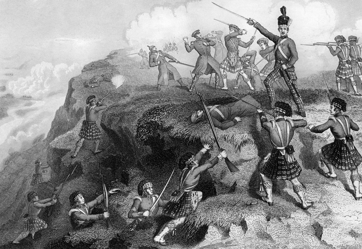 Gli Highlander attaccano il ridotto russo, Battaglia dell
