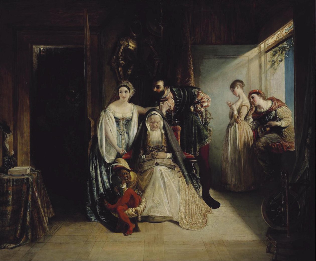 Francesco I e Diana di Poitiers da Daniel Maclise