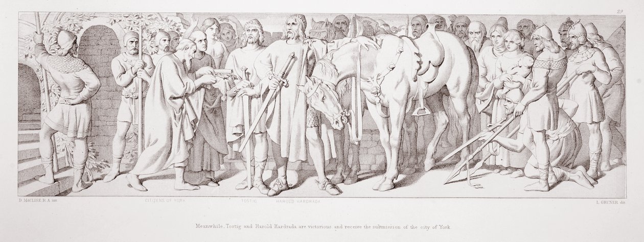 Nel frattempo, Tostig e Harold Hardrada sono vittoriosi e ricevono la sottomissione della città di York, da 