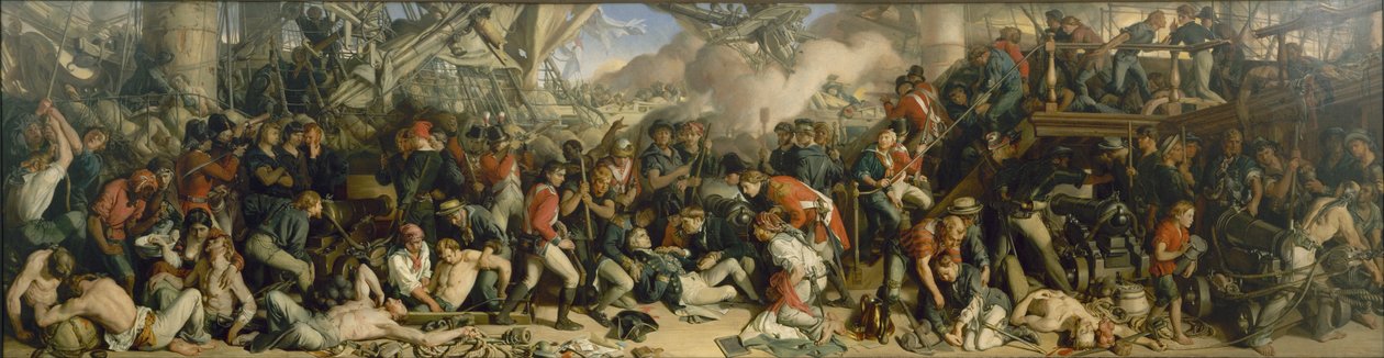 La morte di Nelson da Daniel Maclise